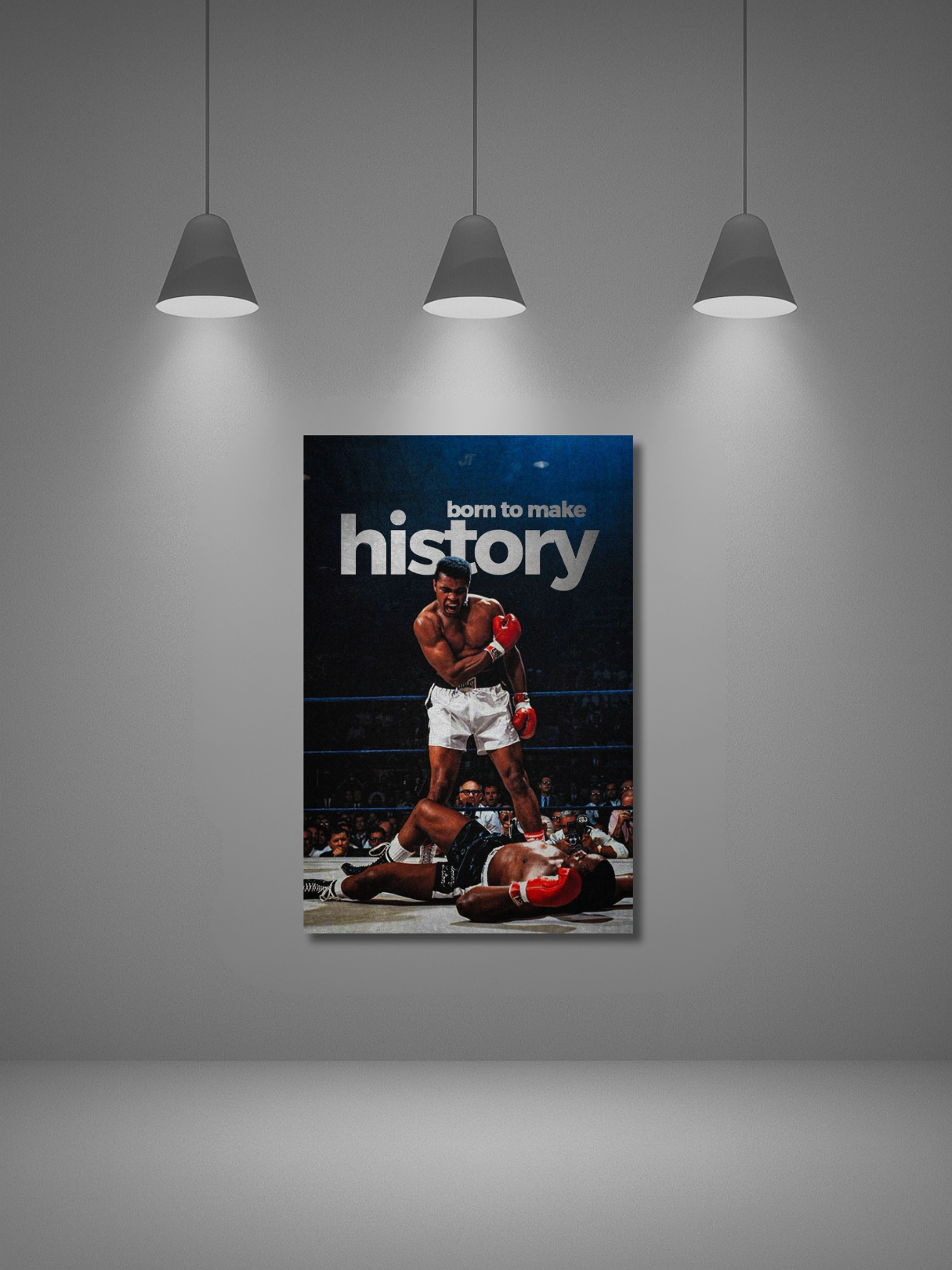 Born to Make History – Boxing Legend Canvas