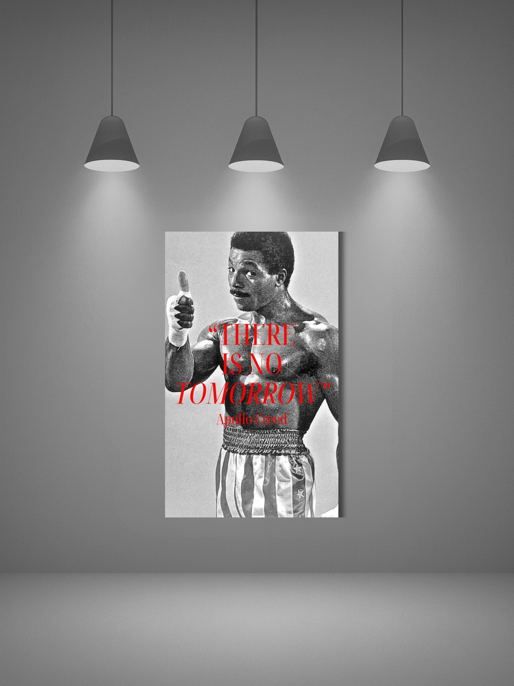 There Is No Tomorrow – Apollo Creed Canvas