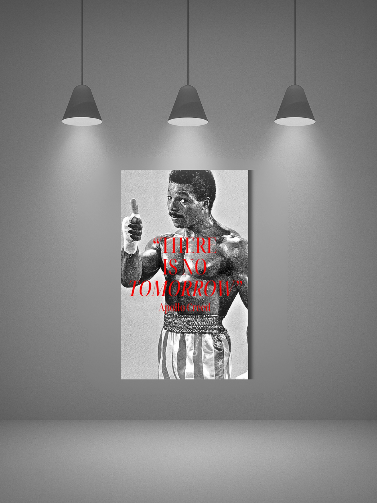 There Is No Tomorrow – Apollo Creed Canvas