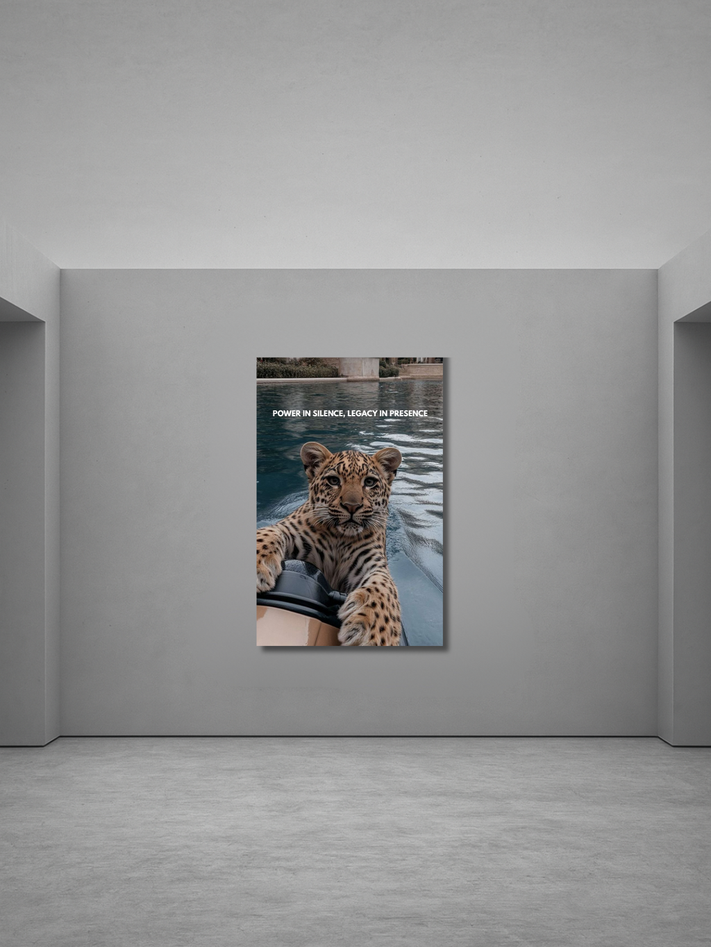 Majestic Curiosity – Leopard by the Water