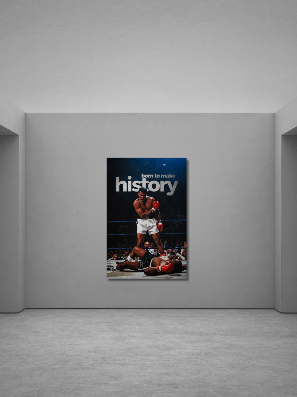 Born to Make History – Boxing Legend Canvas