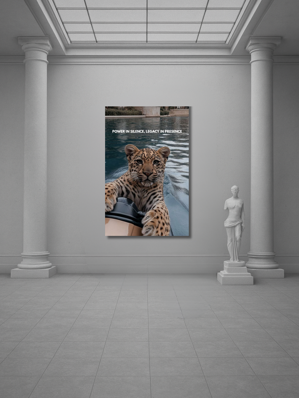 Majestic Curiosity – Leopard by the Water