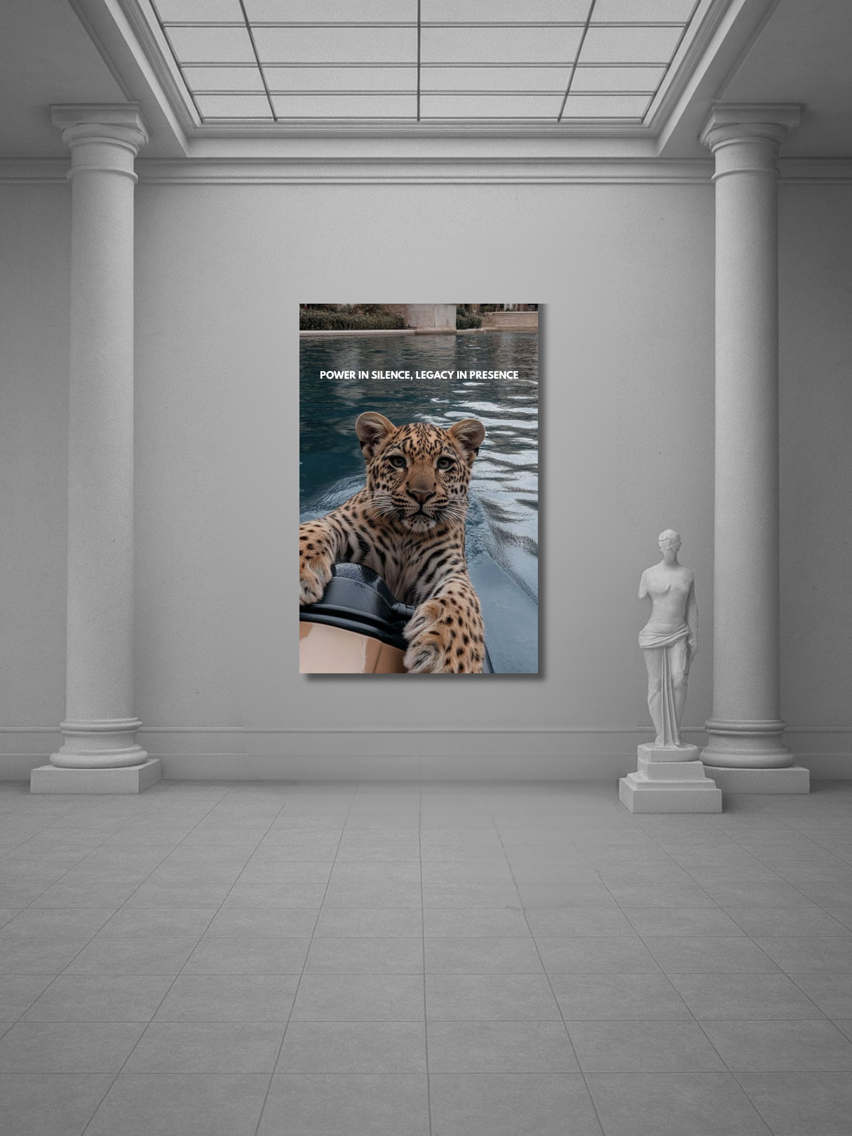 Majestic Curiosity – Leopard by the Water